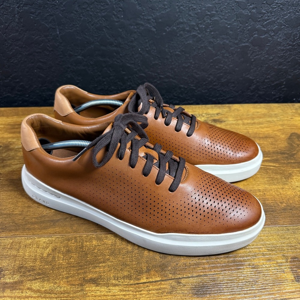 Cole Haan Grand Crosscourt C31218 Brown Leather Sneaker Mens 12M